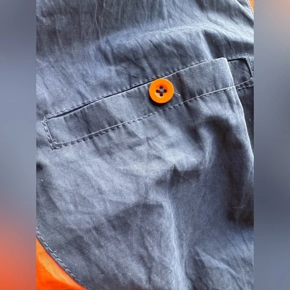 Men’s A Fish Named Fred Blouson Marine Luxury Zip Pocket Ribbed cuffs Jacket - Picture 12 of 15